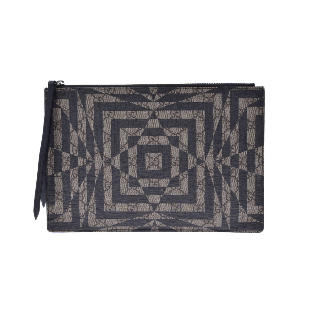 Gucci GG Kaleido Brown Clutch Bag